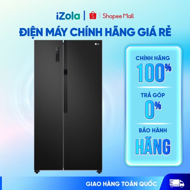 GR-B256BL - Tủ lạnh LG Inverter 519 lít Side By Side GR-B256BL - Hàng chính hãng - Ảnh 9