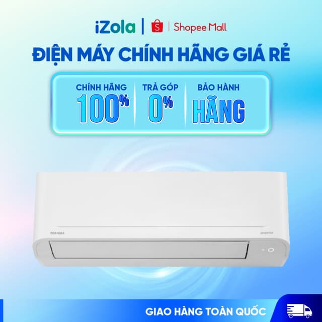 RAS-H10S5KCV2G-V - Máy lạnh Toshiba Inverter 1 HP RAS-H10S5KCV2G-V - Hàng chính hãng - Ảnh 1