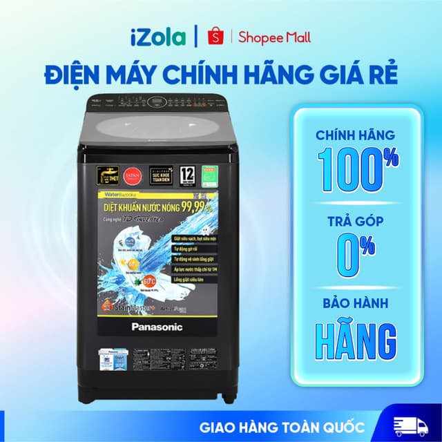 NA-FD95V1BRV - Máy giặt Panasonic Inverter 9.5 Kg NA-FD95V1BRV - Hàng chính hãng - Ảnh 6