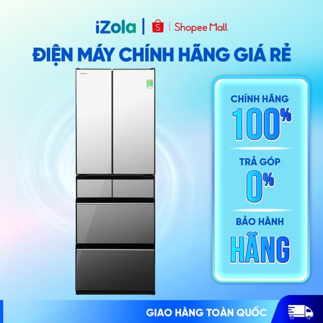 R-HW540RV(X) - Tủ lạnh Hitachi Inverter 540 lít Multi Door R-HW540RV(X) - Hàng chính hãng - Ảnh 6