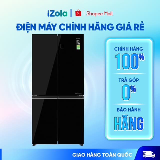 AQR-M536XA(GB) - Tủ lạnh Aqua Inverter 469 lít Multi Door AQR-M536XA(GB) - Hàng chính hãng - Ảnh 5