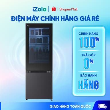 So sánh giá LBB33BLMAI - Tủ lạnh LG Inverter 340 lít InstaView LBB33BLMAI - Hàng chính hãng rẻ nhất?