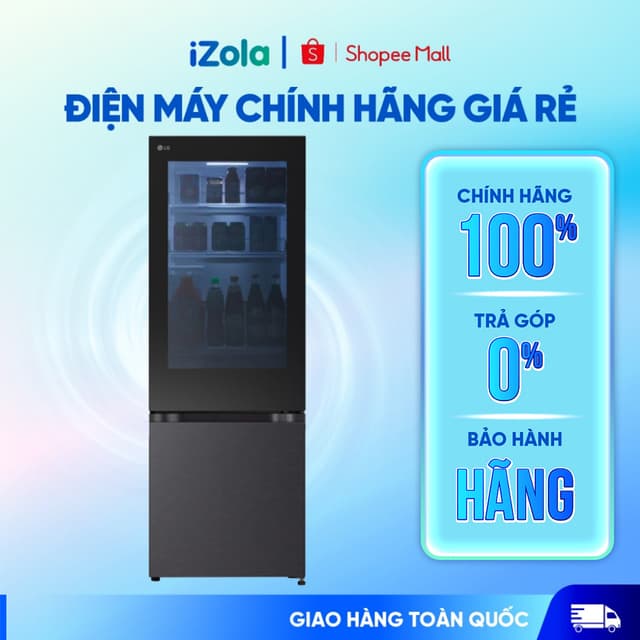 LBB33BLMAI - Tủ lạnh LG Inverter 340 lít InstaView LBB33BLMAI - Hàng chính hãng - Ảnh 2