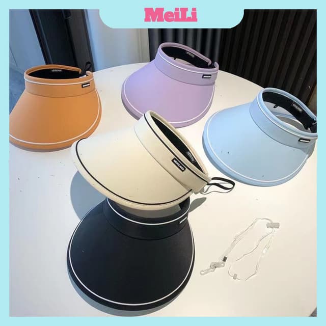 Mũ Chống Nắng thời trang MENG 🌸FREESHIP🌸 Nón Nam,Nữ Nửa Đầu rộng vành Chống UV Năng Động Trẻ Trung - Ảnh 1