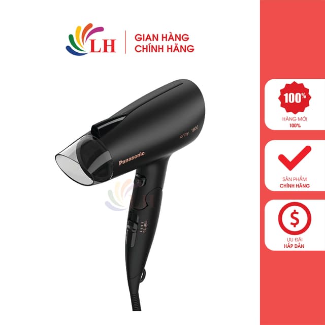 Máy sấy tóc Panasonic EH-NE27-K645 - Hàng chính hãng - Gọn nhẹ & Dễ cầm nắm - Ảnh 4