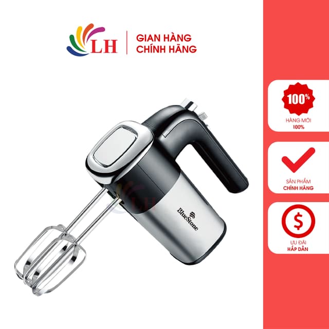 Máy đánh trứng Bluestone HMB-6338 - Hàng chính hãng - Công suất 400W, thanh đánh trứng và trộn bột inox - Ảnh 4