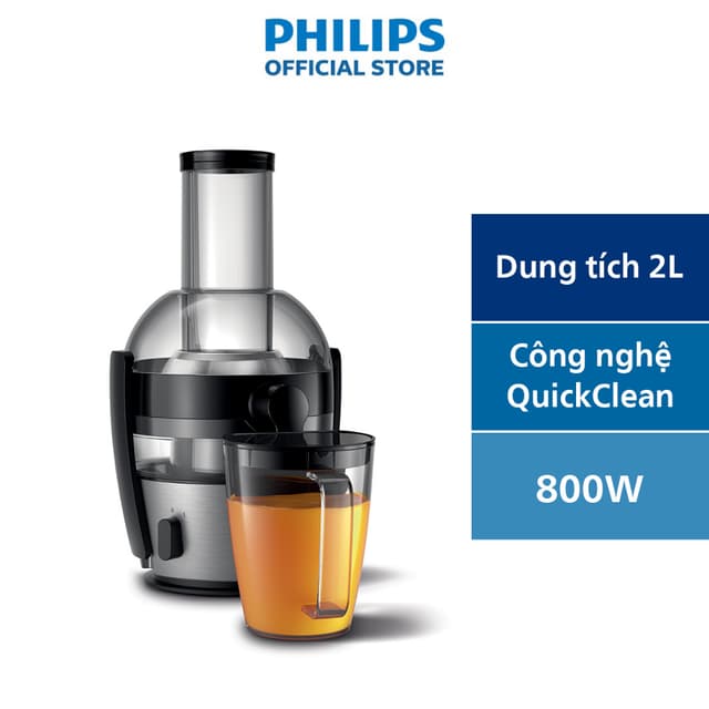 Máy ép trái cây PHILIPS HR1863 /20 800W - Hàng Chính Hãng - Ảnh 11