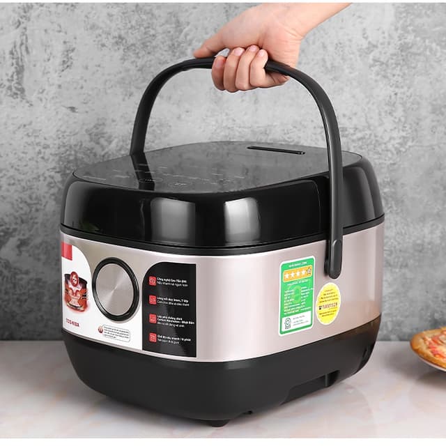 Nồi cơm điện cao tần Toshiba 1.8 lít RC-18IX1PV Mới 100% Chính Hãng Lòng nồi chống dính Binchotan - Ảnh 11