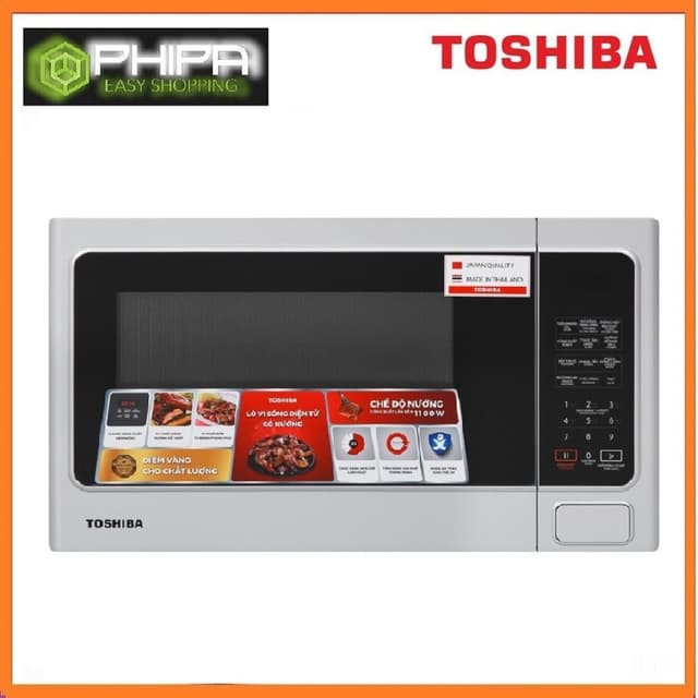 Lò Vi Sóng Có Nướng Toshiba ER-SGS34(S1)VN 34 lít - Bảo Hành Chính Hãng 12 Tháng - Ảnh 3