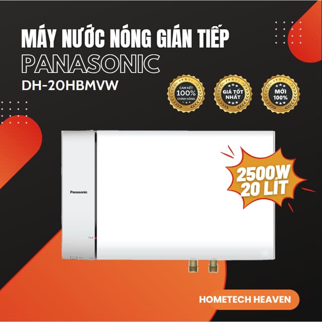 DH-20HBMVW - Máy Nước Nóng Gián Tiếp Panasonic DH-20HBMVW 20 lít 2.5KW - Hàng Chính Hãng, Mới 100% - Ảnh 12