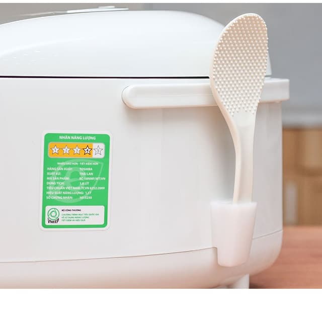 Gài Muỗng Nồi cơm Điện Tử Toshiba 1.8 lít RC-18NMFVN(WT) - 1 lít RC-10NMFVN(WT) - Ảnh 4