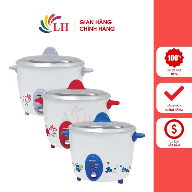 Nồi cơm điện nắp rời Sharp 2.8 lít KSH-D28V - Hàng chính hãng - Ảnh 4