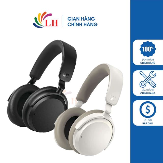 Tai nghe chụp tai Bluetooth Sennheiser Accentum Wireless ACAEBT - Hàng chính hãng - Ảnh 2