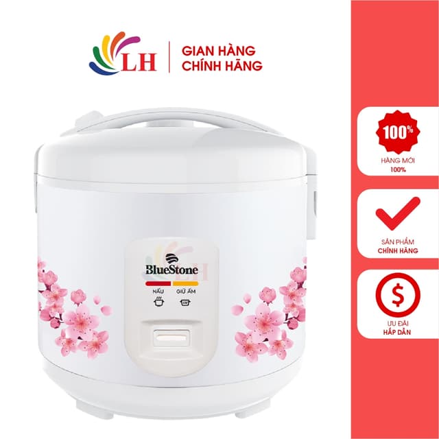 Nồi cơm điện nắp gài Bluestone 1.8 lít RCB-5525 - Hàng chính hãng - Thiết kế trang nhã, lòng nồi chống dính - Ảnh 12