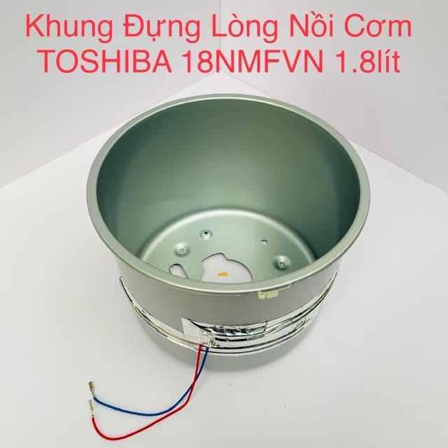 Thành có Dây nhiệt Nồi Cơm Điện Tử Toshiba 1.8 lít RC-18NMFVN(WT) Có Mâm Nhiệt Bao quanh Nồi - Ảnh 2