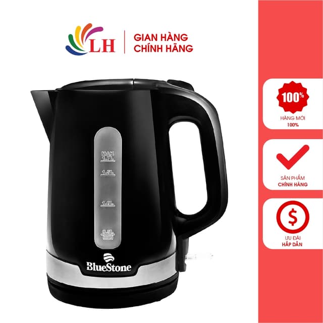 Bình đun siêu tốc Bluestone 1.7 lít KTB-3417 - Hàng chính hãng - Thiết kế trang nhã - Màu sắc tinh tế - Ảnh 4