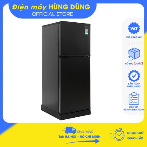 [ SHIP HỎA TỐC 2H TẠI HÀ NỘI ] Tủ lạnh Aqua 130 lít AQR-T160FA(BS) 2 cánh không đóng tuyết/ AQR-T220FA(FB) 189 lít - Ảnh 1