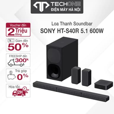 So sánh giá Bộ Loa Thanh Soundbar Sony HT-S40R 600W 5.1CH - Hàng chính hãng - Bảo hành 12 Tháng Chính Hãng rẻ nhất?