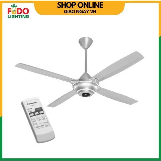 (HỎA TỐC) Quạt trần 4 cánh Panasonic 59W có ti F-56MZG-S, F-56MZG-GO hàng chính hãng - Ảnh 10