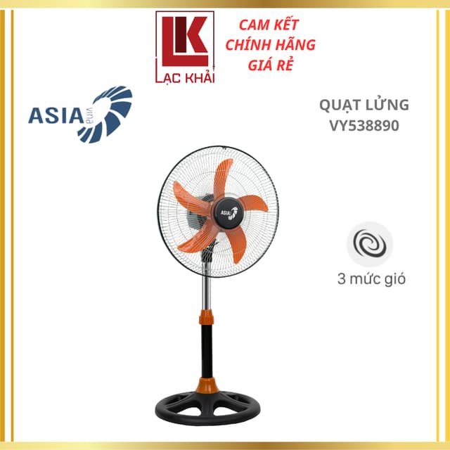 [Hỏa Tốc] Quạt lửng Asia 5 cánh VY538890/VY538990, Công suất 55W - Hàng chính hãng - Bảo hành 24 tháng chính hãng - Ảnh 2