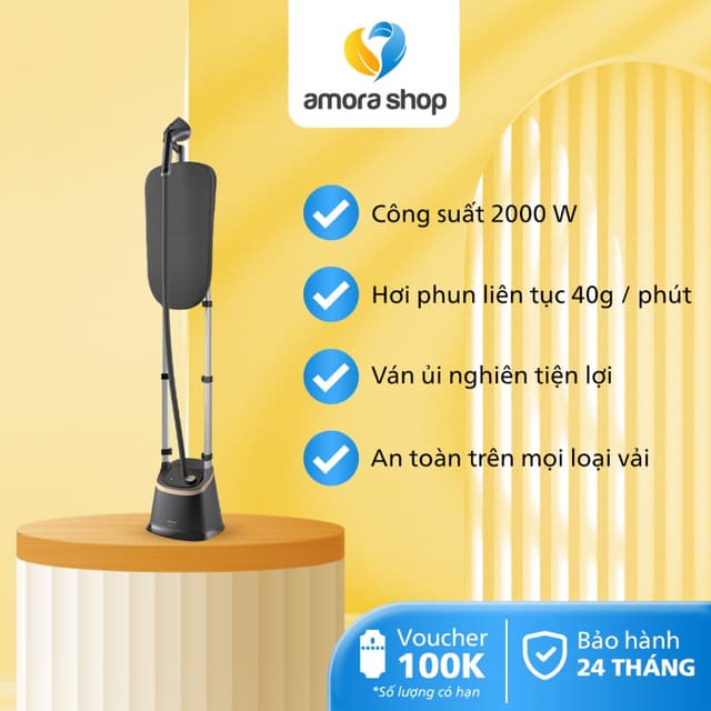 Bàn Ủi Hơi Nước Đứng PHILIPS STE3170/80 - Có Ván Ủi - Công Suất 2000W - Bảo Hành 24 Tháng - Ảnh 11