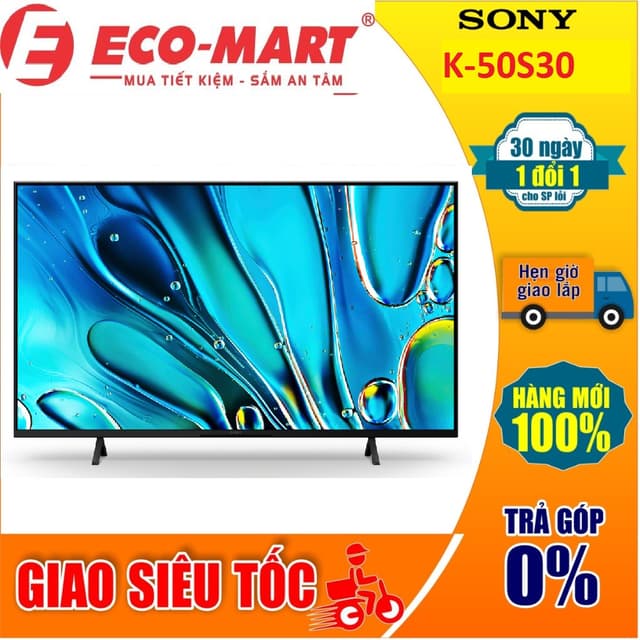 50S30 Google Tivi Sony 4K 50 inch K-50S30 ( Giao và lắp đặt miễn phí tại nhà ) - Ảnh 11