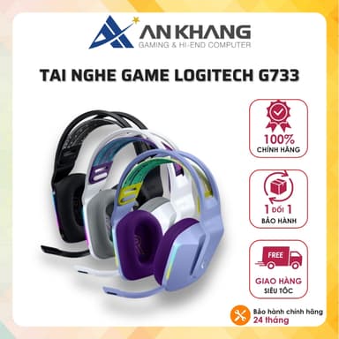 So sánh giá Tai nghe chụp tai Logitech G733 Gaming không dây LIGHTSPEED có mic kèm đầu thu cáp sạc chính hãng bảo hành 24 tháng rẻ nhất?
