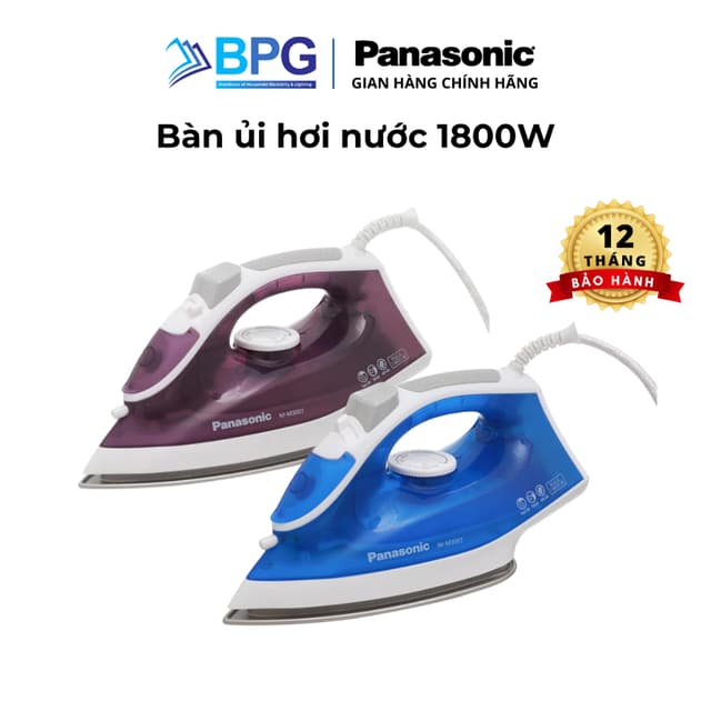 Bàn ủi hơi nước Panasonic NI-M300TARA NI-M300TVRA, công suất 1800W, dung tích bình chứa 210ml, chống dính - Ảnh 3