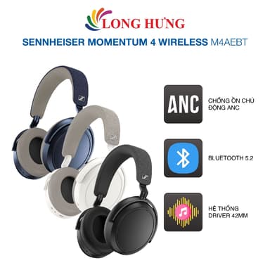 So sánh giá Tai nghe chụp tai Bluetooth Sennheiser Momentum 4 Wireless M4AEBT - Hàng chính hãng rẻ nhất?