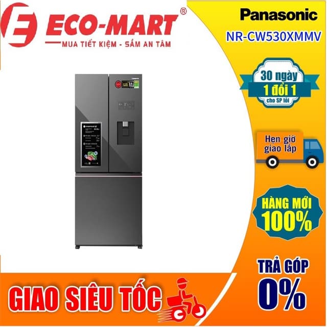Tủ lạnh Panasonic Inverter 495 lít Multi Door PRIME+ Edition NR-CW530XMMV - Ảnh 11