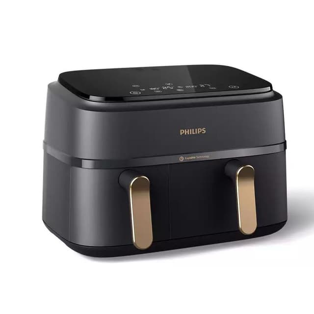 Nồi Chiên Không Dầu 2 ngăn 2 giỏ Philips NA352/00 | 2750W | 9 lít - Hàng Chính Hãng - Ảnh 1