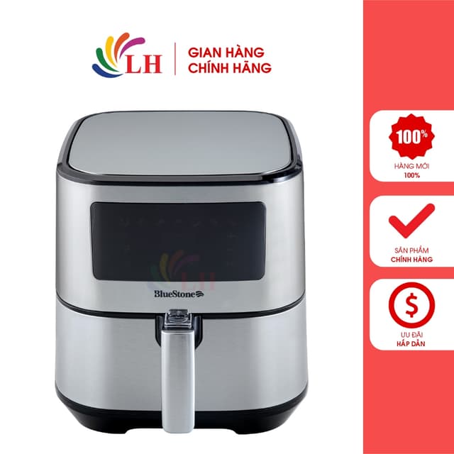 Nồi chiên không dầu Bluestone 5.5 lít AFB-5878 - Hàng chính hãng - Công suất 1700W dung tích 5.5L - Ảnh 6