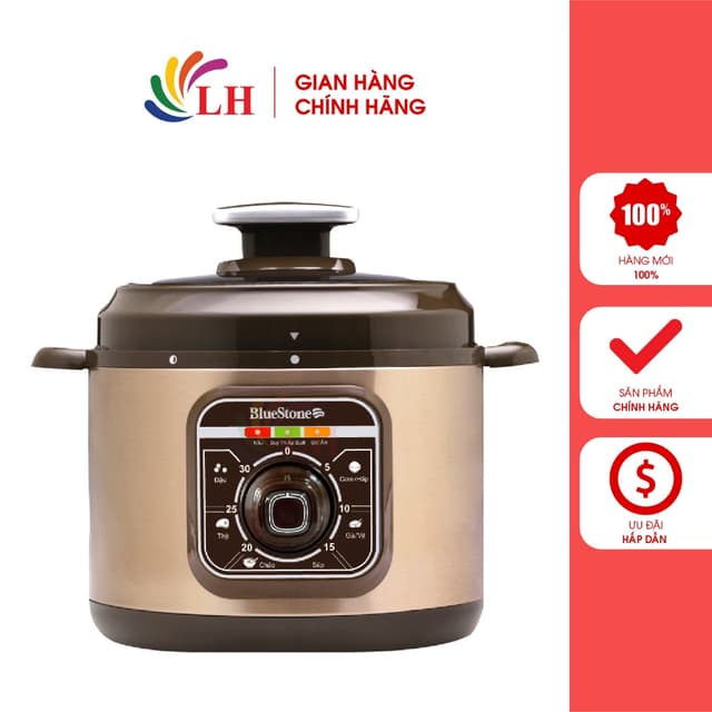 Nồi áp suất Bluestone 5 lít PCB-5629 - Hàng chính hãng - Công suất 900W dung tích 5 lít - Ảnh 11
