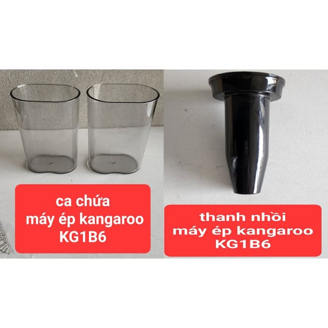 PHỤ KIỆN THAY THẾ -   ca bã, thanh nhồi Máy ép chậm Kangaroo KG1B6 - Ảnh 8