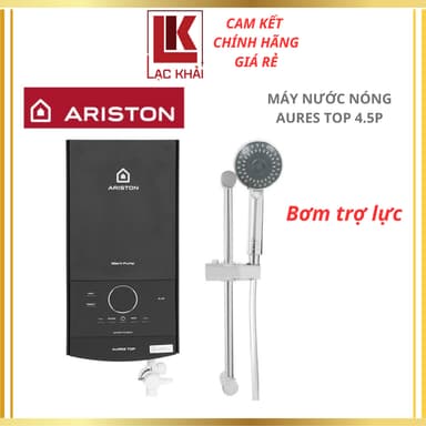 So sánh giá Máy nước nóng trực tiếp có bơm Ariston 4500W AURES TOP 4.5P - Hàng chính hãng rẻ nhất?