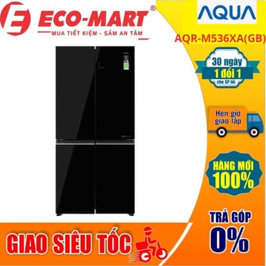 So sánh giá Tủ lạnh Aqua Inverter 469 lít Multi Door AQR-M536XA(GB) (Có kỹ thuật đi lắp đặt hướng dẫn sử dụng) rẻ nhất?
