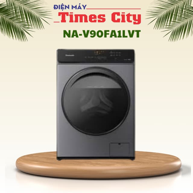 Máy giặt Panasonic NA-V90FA1LVT Inverter 9 Kg cửa ngang - Ảnh 4