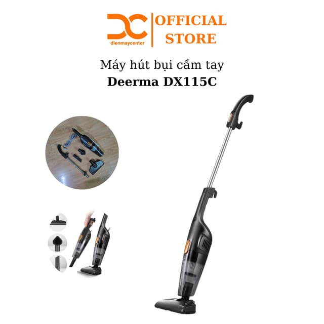 Máy hút bụi cầm tay Deerma DX115C / DX118C / DX120C mini bản quốc tế - Ảnh 10