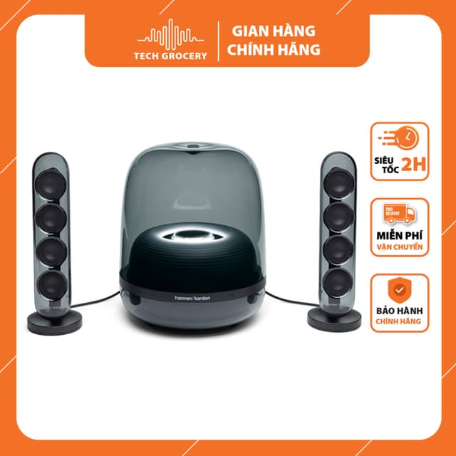 Loa Bluetooth Harman/Kardon SoundSticks 4 - Hàng Chính Hãng PGI - Ảnh 4