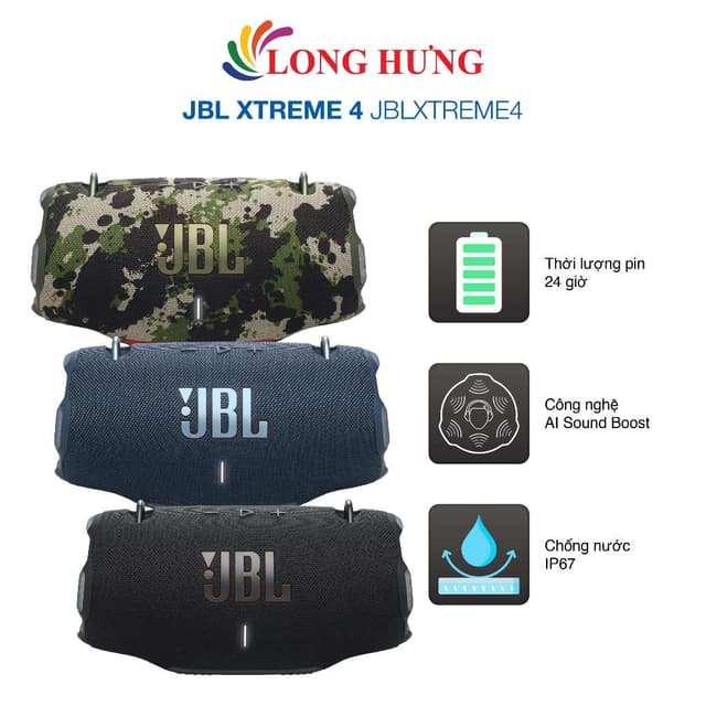 Loa Bluetooth JBL Xtreme 4 JBLXTREME4 - Hàng chính hãng - Ảnh 2