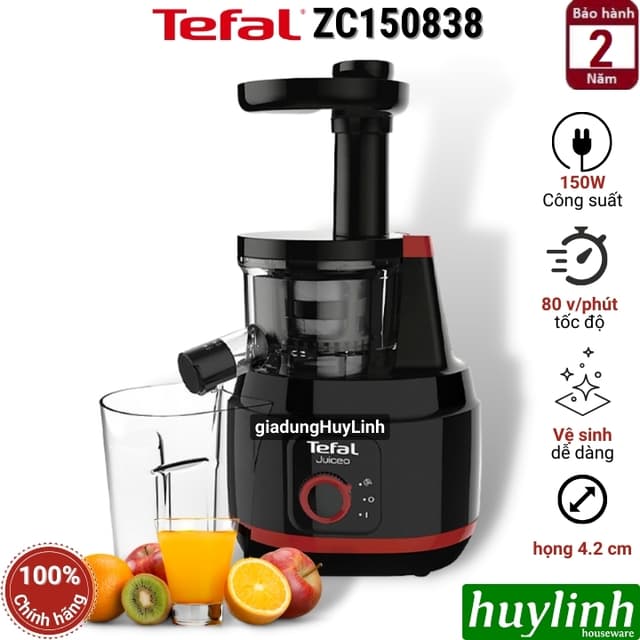 Máy ép trái cây chậm Tefal ZC150838 - Ảnh 3