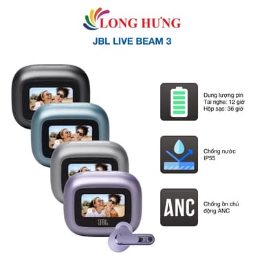 So sánh giá Tai nghe Bluetooth True Wireless JBL Live Beam 3 - Hàng chính hãng rẻ nhất?
