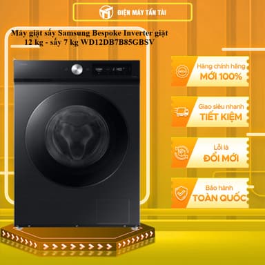 So sánh giá WD12DB7B85GBSV - Máy giặt sấy Samsung Bespoke Inverter giặt 12 kg - sấy 7 kg rẻ nhất?
