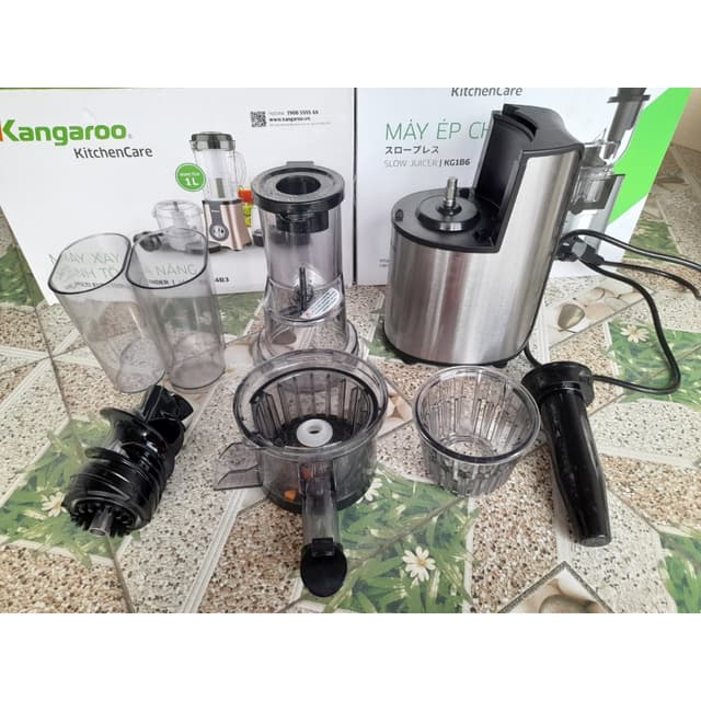 Phụ kiện thay thế Máy ép chậm Kangaroo KG1B6: cọ, nhổi, ca bã- LINH KIỆN THAY THẾ - Ảnh 11