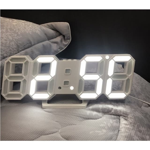 [ Hàng Chính Hãng ] Đồng hồ LED 3D treo tường, để bàn thông minh TN828 Smart Clock và củ sạc - Ảnh 5