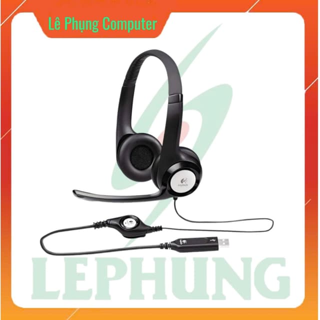 Tai Nghe Chụp Tai Logitech H390 | Kết nối cổng USB | Có Micro - Bảo hành 2 năm - Hàng Chính Hãng - Ảnh 8