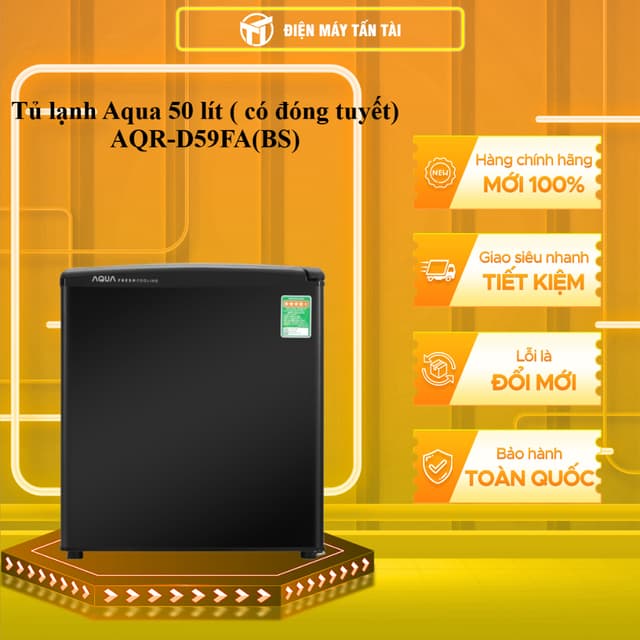 AQR-D59FA(BS) / AQR-D60FA(BS) - Tủ Lạnh Aqua 50 Lít (CÓ ĐÓNG TUYẾT) - GIAO TOÀN QUỐC - Ảnh 10