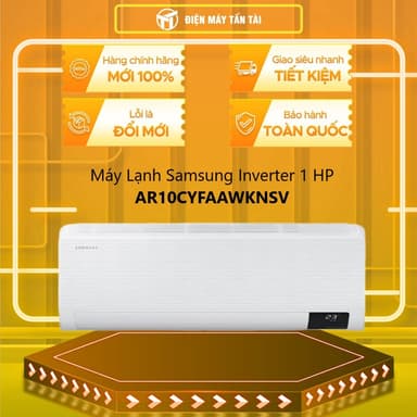 So sánh giá AR10CYFAAWKNSV - Máy lạnh Samsung Wind-Free Inverter 1 HP AR10CYFAAWKNSV - HÀNG CHÍNH HÃNG rẻ nhất?