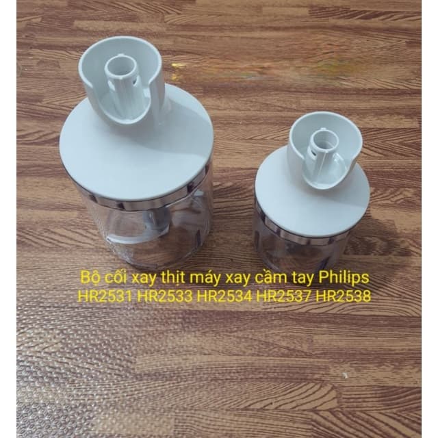 Phụ kiện bộ cối xay thịt máy xay cầm tay Philips HR2531 HR2533 HR2534 HR2537 - Ảnh 7