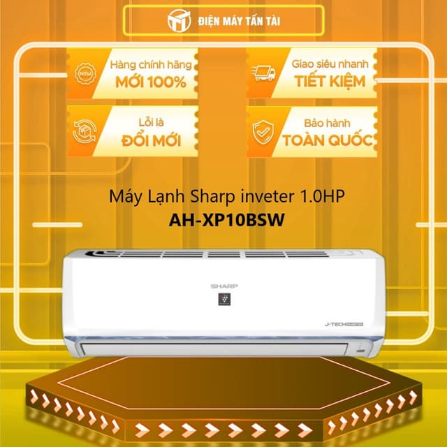 [TOÀN QUỐC] - AH-XP10BSW - Máy lạnh Sharp Inverter 1 HP AH-XP10BSW - Ảnh 2